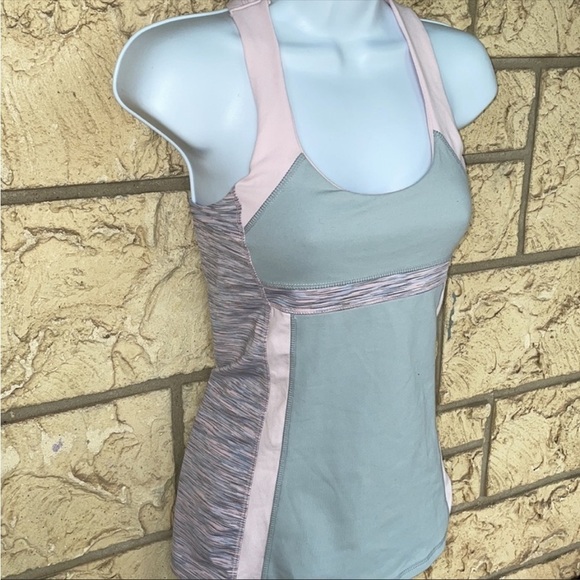 Kyodan Top Tank Gray & Pink Tennis Gym Workout Yoga Size XS - Picture 9 of 10